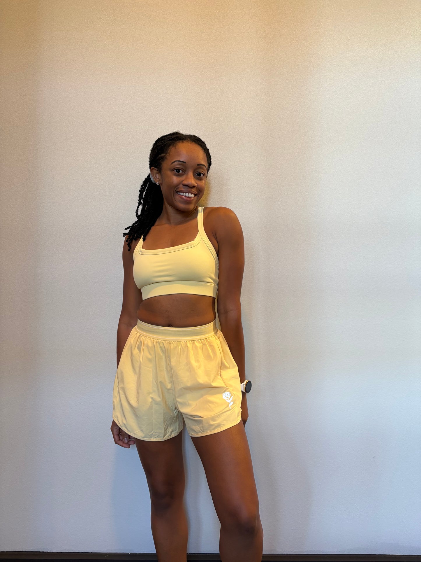 Citrus Cream Racerback Bra