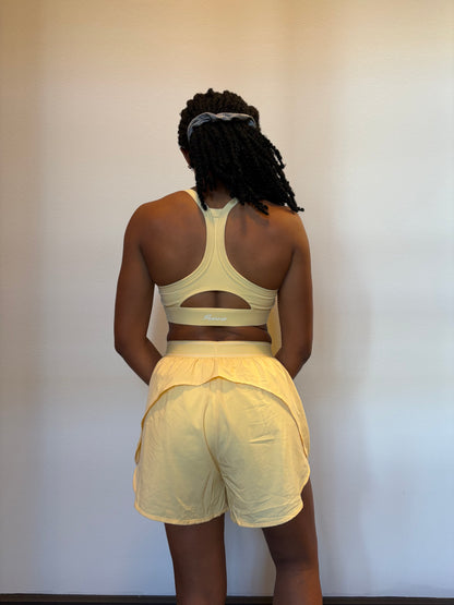 Citrus Cream Racerback Bra