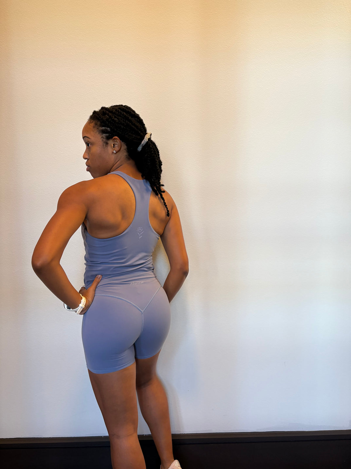 Heron Blue Sculpting Shorts