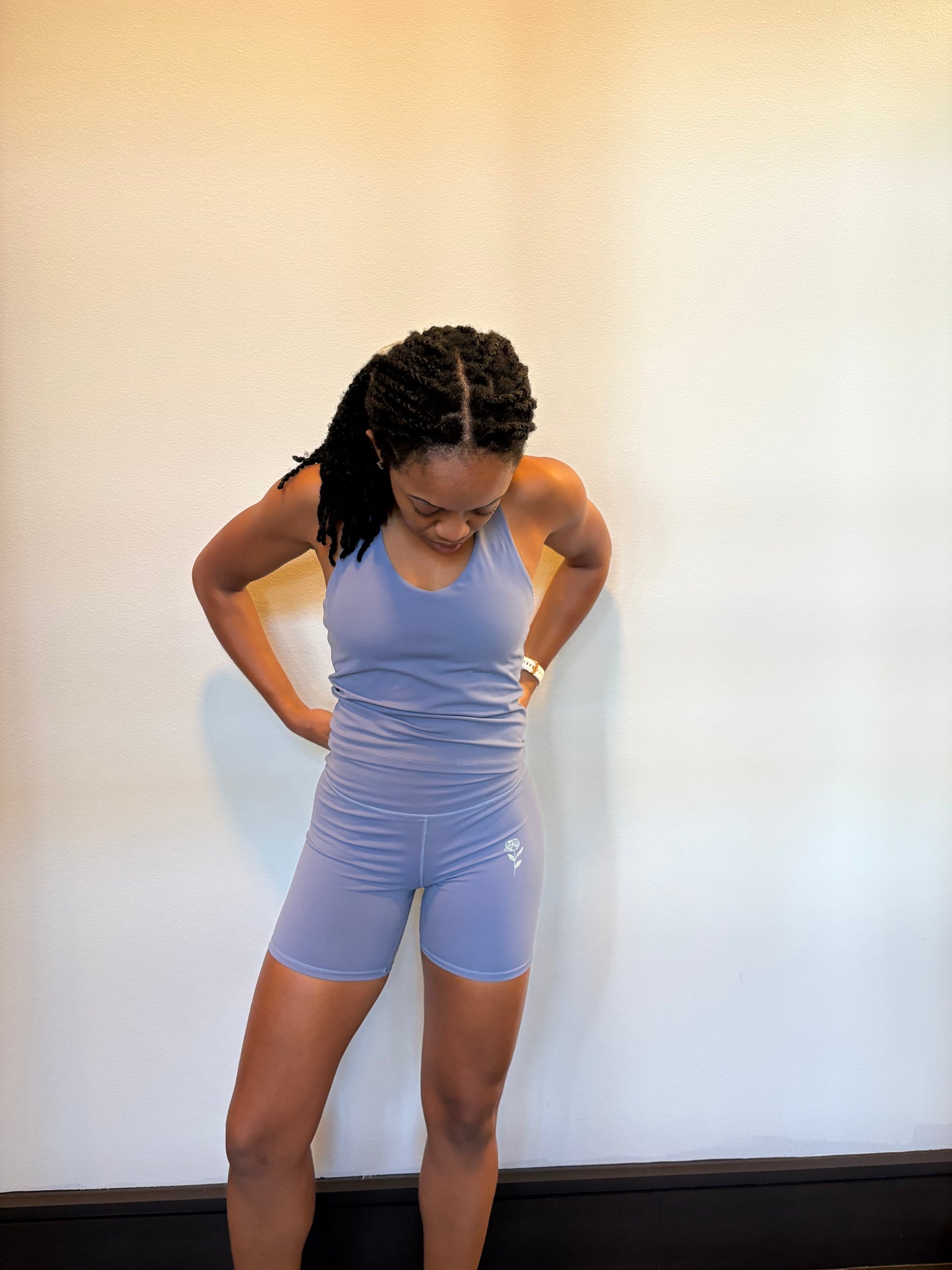 Heron Blue Sculpting Shorts