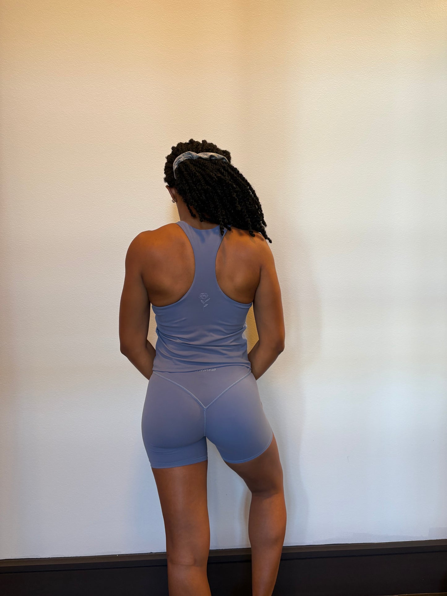 Heron Blue Sculpting Shorts